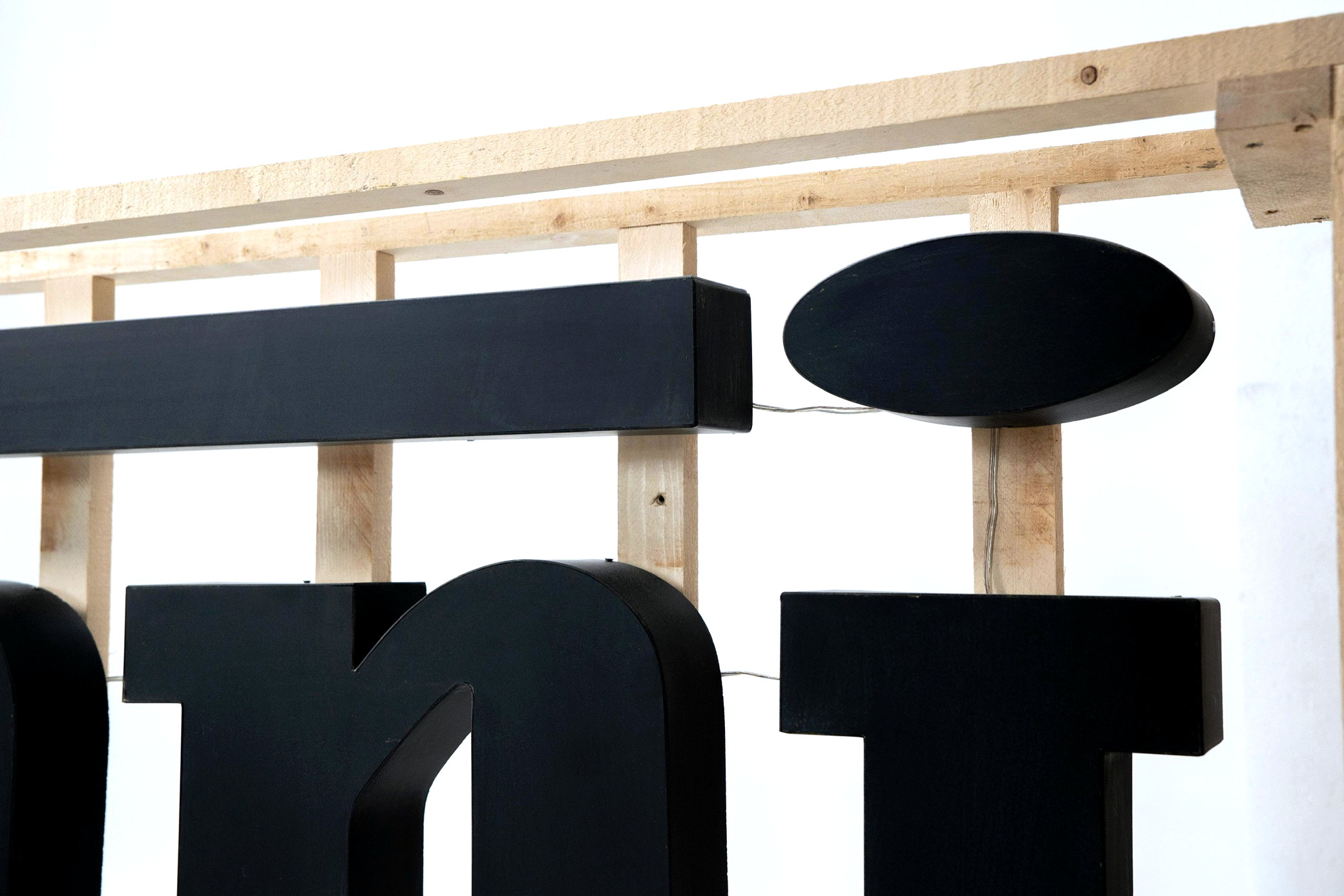All-Black Retro-Illuminated Ferrari Interior Sign — image 04