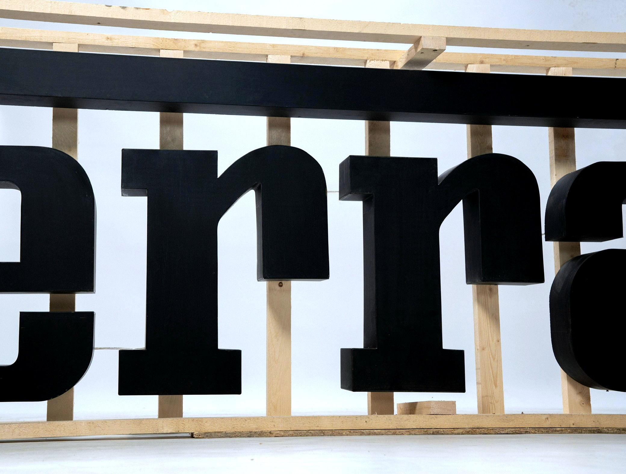 All-Black Retro-Illuminated Ferrari Interior Sign — image 08