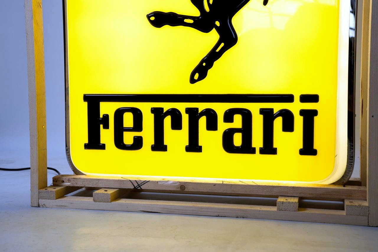 Double-Sided Embossed Ferrari Logo Sign — image 12