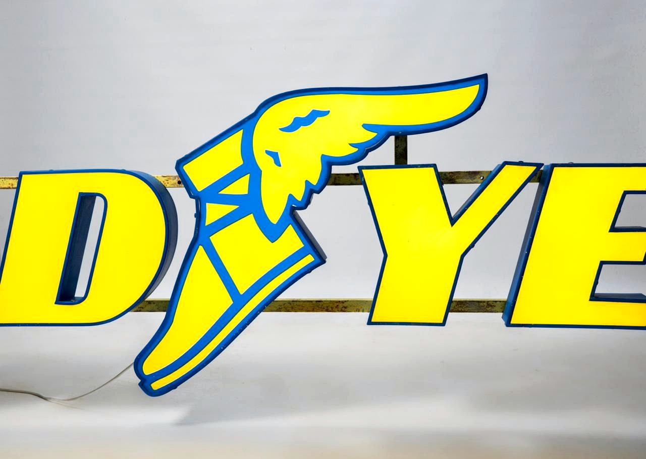 Large Vintage Goodyear Sign — Naples — image 01