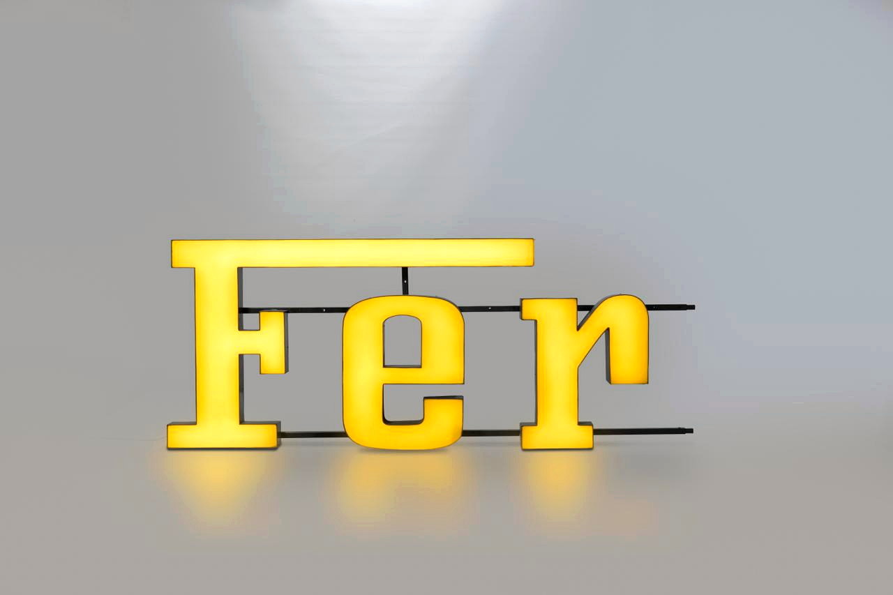Very Large Ferrari Dealer Sign — Belgium Find — image 01