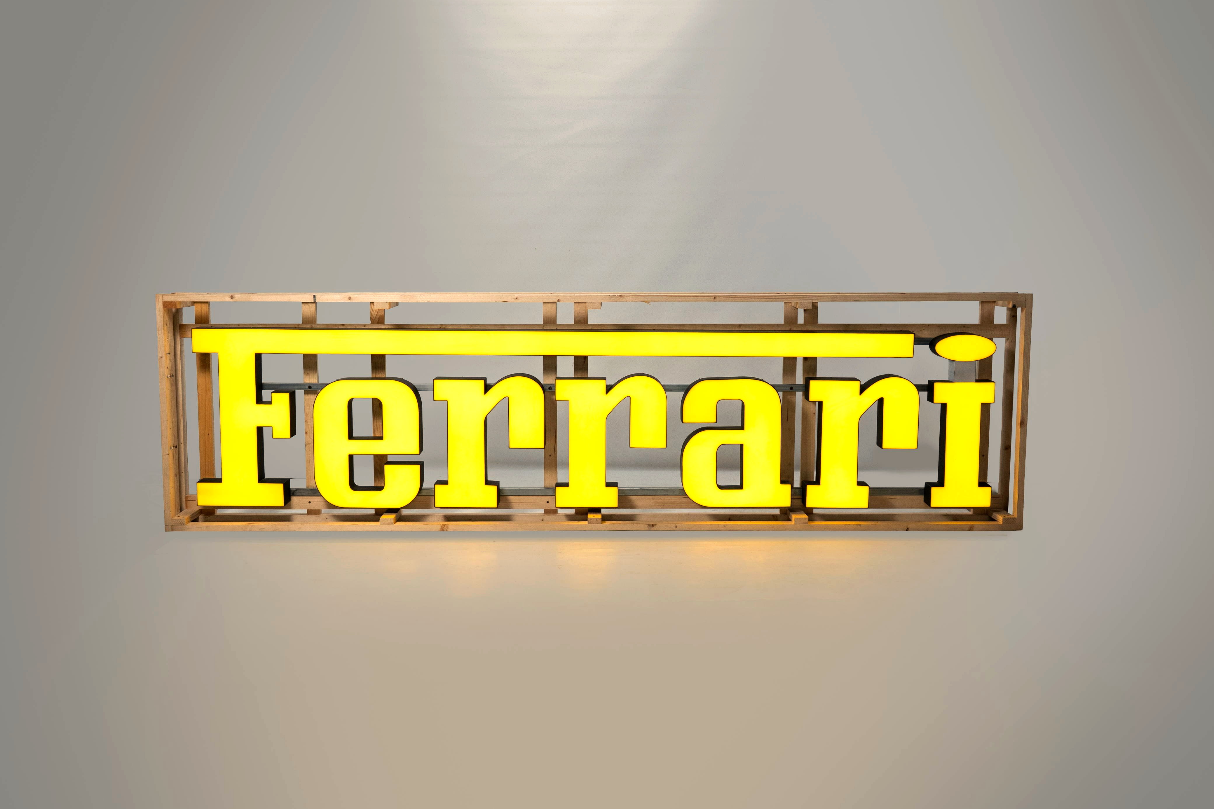Vintage Ferrari Dealership Sign — image 07