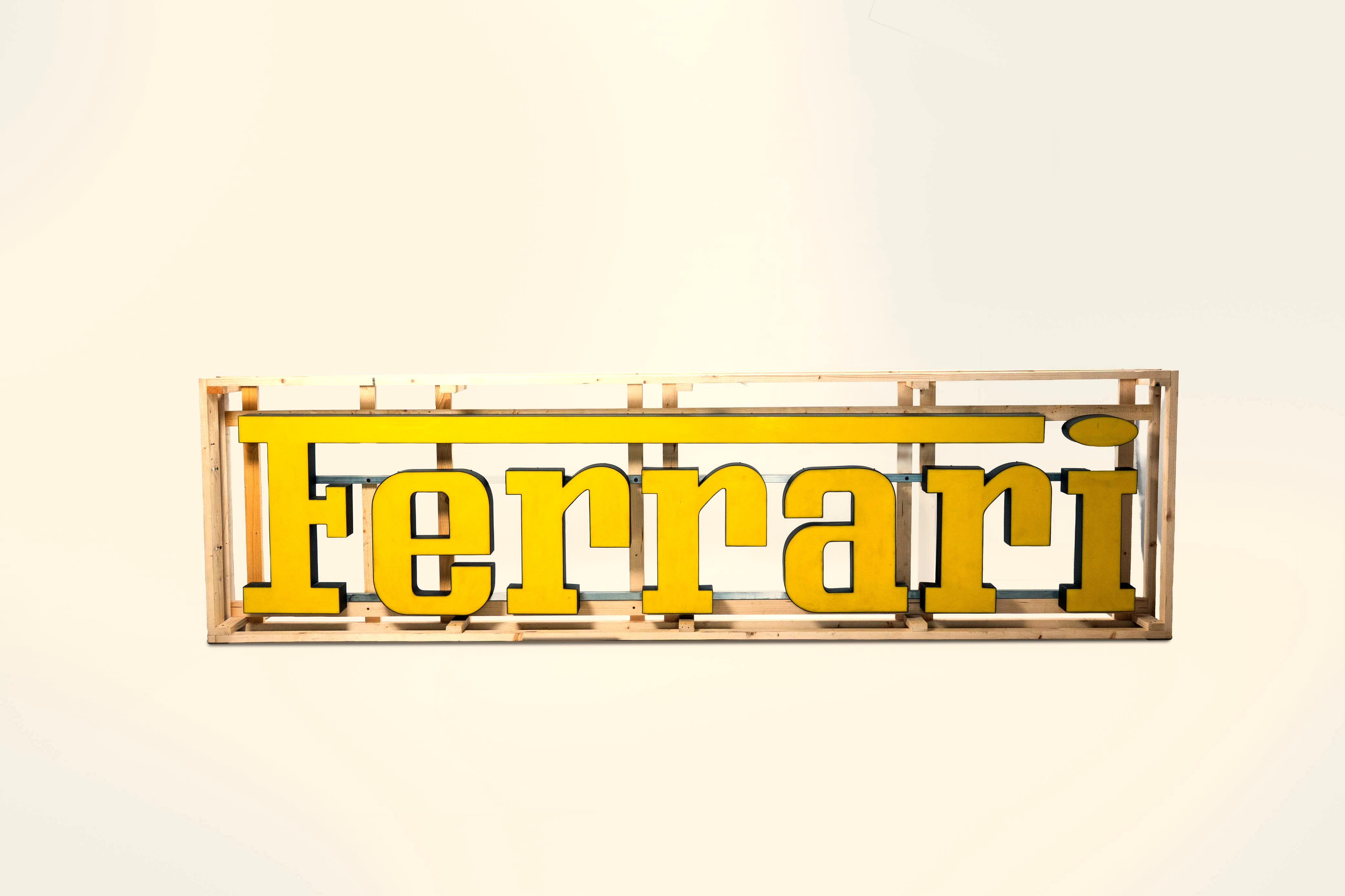Vintage Ferrari Dealership Sign — image 09