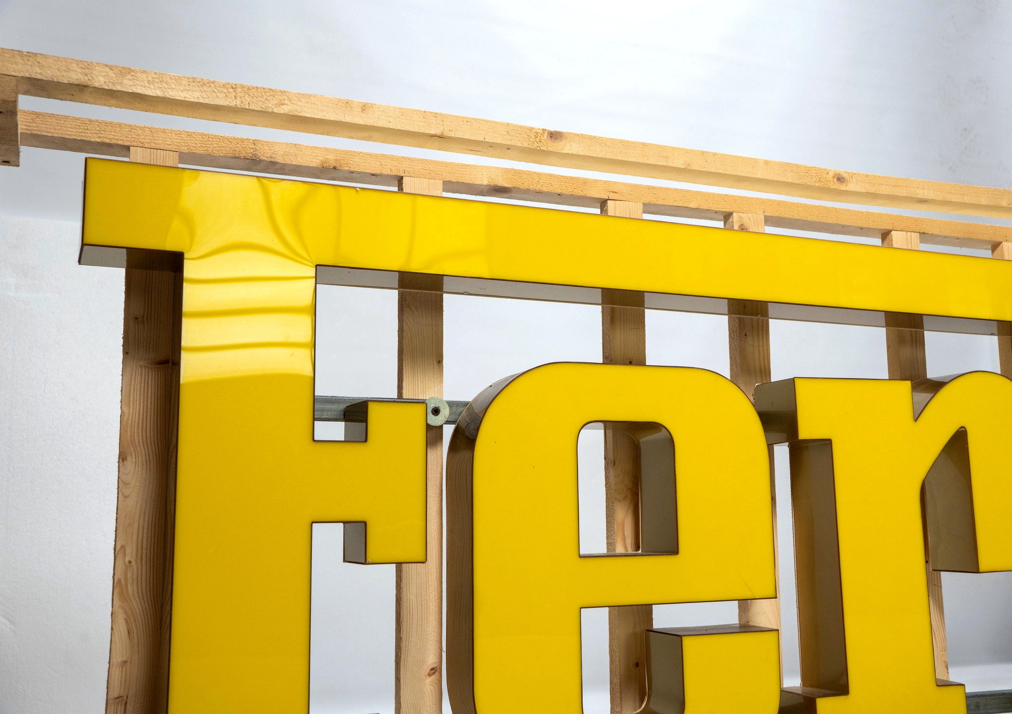 Vintage Ferrari Dealership Sign — Warehouse Storage — image 08