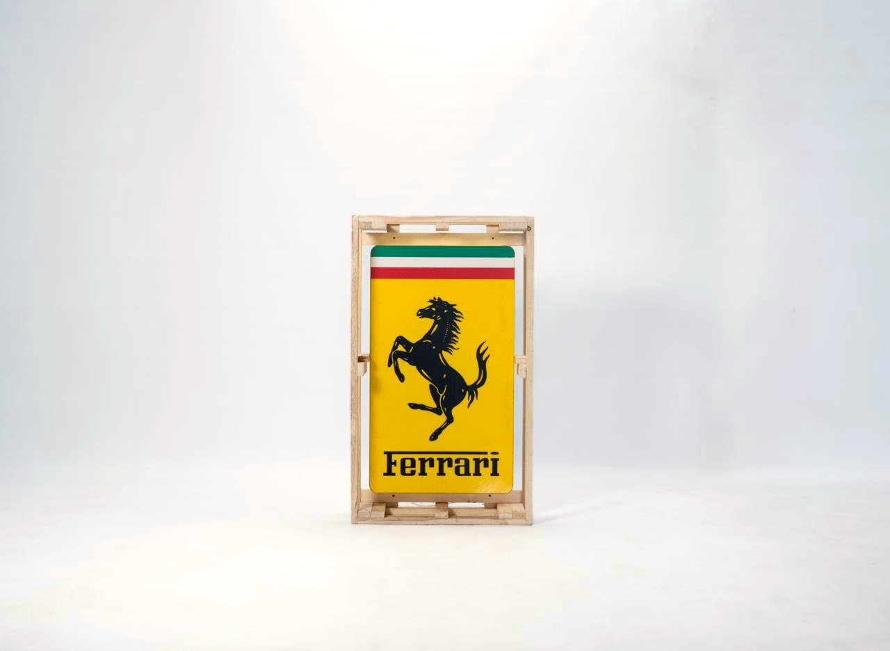 Vintage Ferrari Prancing Horse Logo — Companion Piece — image 03
